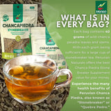 Hanan Chanca Piedra tea leaves close-up