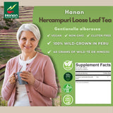 HANAN PERUVIAN SECRETS herbal tea in a teapot