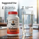 Hand holding Christopher's Original Formulas Kidney Support Capsules
