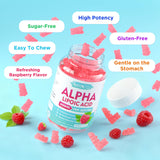 Hand holding MEENCCD Alpha Lipoic Acid Gummies