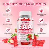 Hand holding YUULAI Essential Amino Acids Gummies
