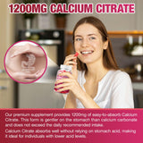 Haohan Calcium Citrate Gummies side view with nutritional info