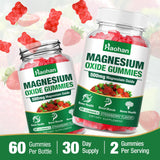 Haohan Magnesium Gummies bottle with gummies scattered
