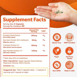 Happee Bladder Command Supplement displayed with herbal ingredients