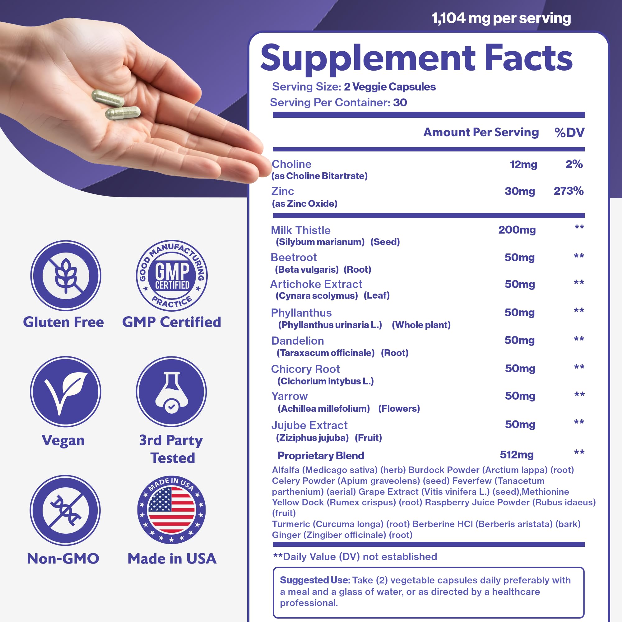 Happee Milk Thistle supplement on a wooden table