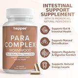 Happee Para Complex bottle side view with label