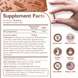 Happee Para Complex ingredients list close-up
