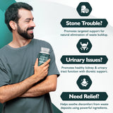 Happee Stone Breaker Chanca Piedra capsules side view