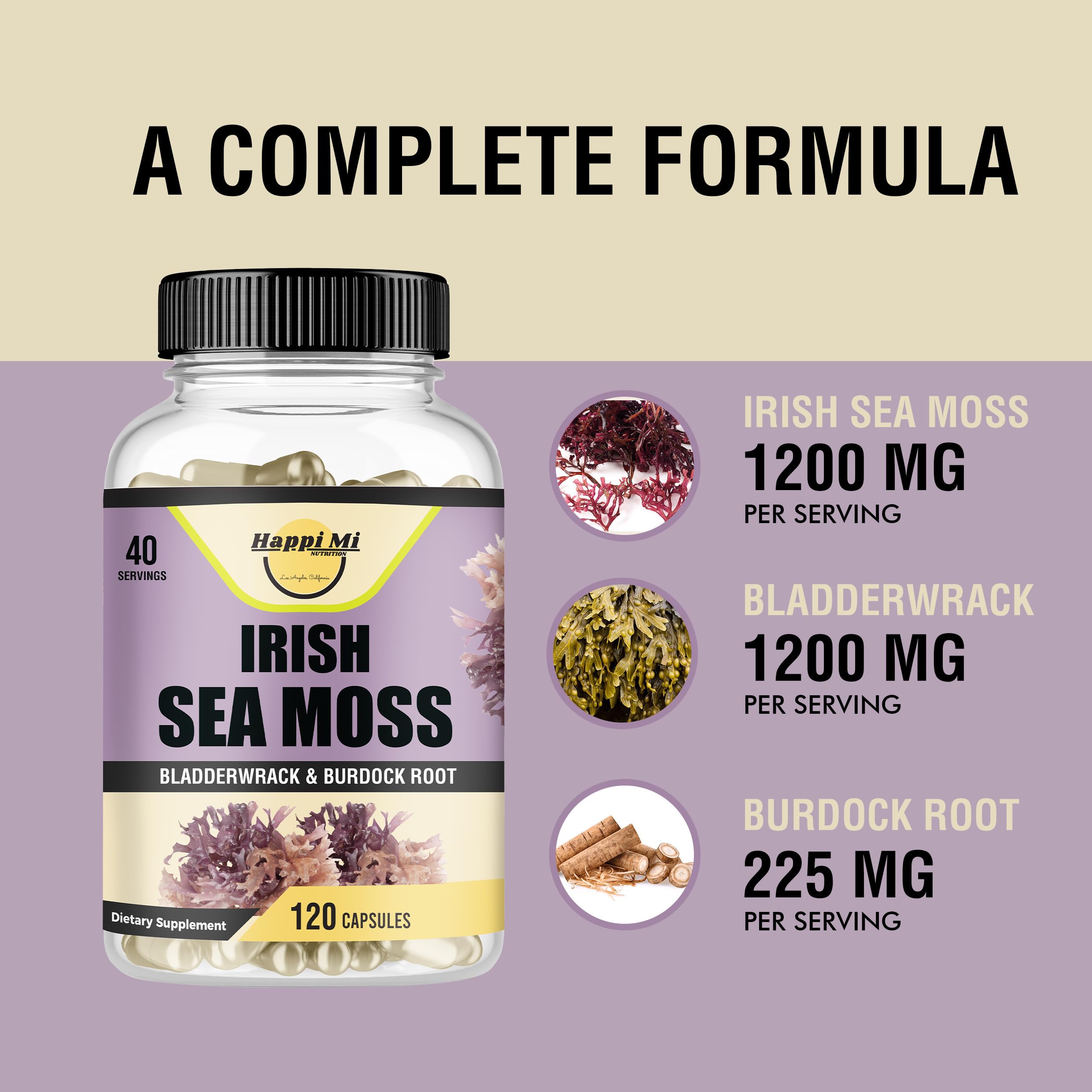 Happi Mi Nutrition Blended Vitamin & Mineral Supplement ingredients list