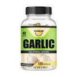 Happi Mi Nutrition Garlic Capsules front view packaging