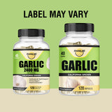 Happi Mi Nutrition Garlic Capsules side view showing capsule details