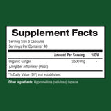 Happi Mi Nutrition Ginger Capsules showing capsule size