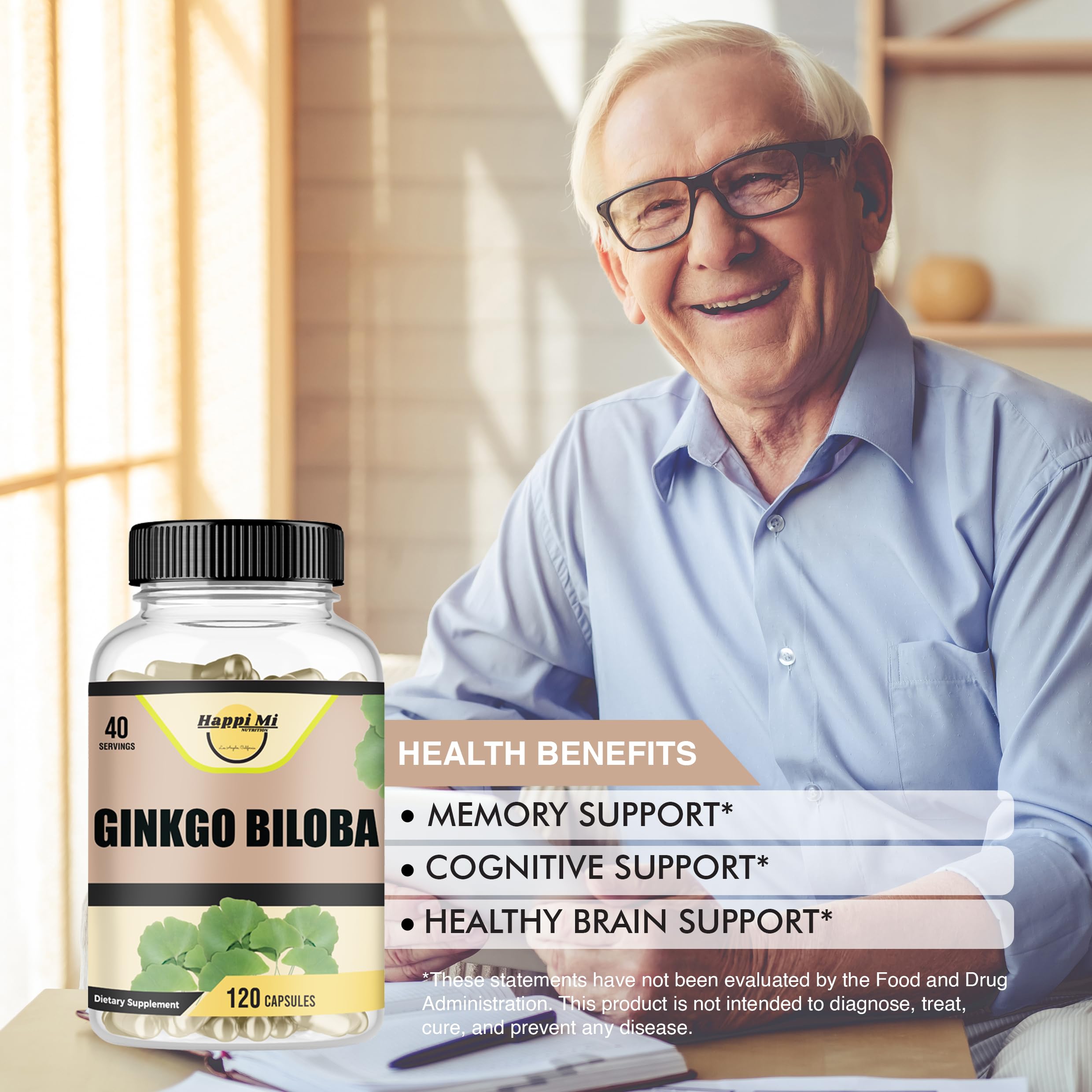 Happi Mi Nutrition Ginkgo Biloba ingredients list