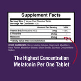 Happi Mi Nutrition Melatonin 25mg bottle with 120 chewable tablets