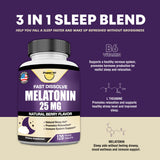 Happi Mi Nutrition Melatonin 25mg ingredients list