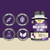 Happi Mi Nutrition Melatonin 25mg packaging side view
