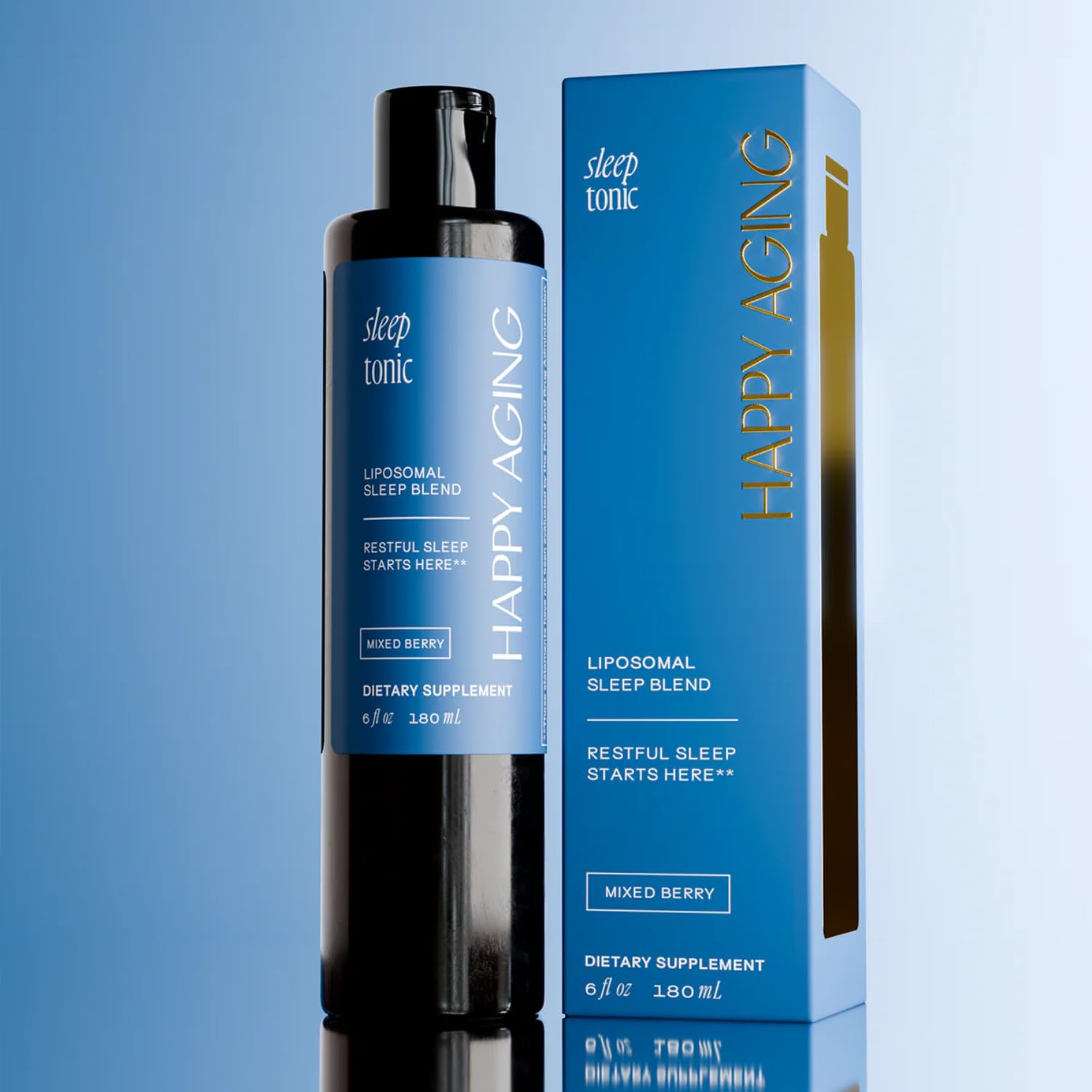 Happy Aging Sleep Tonic Liquid Sleep Aid packaging details