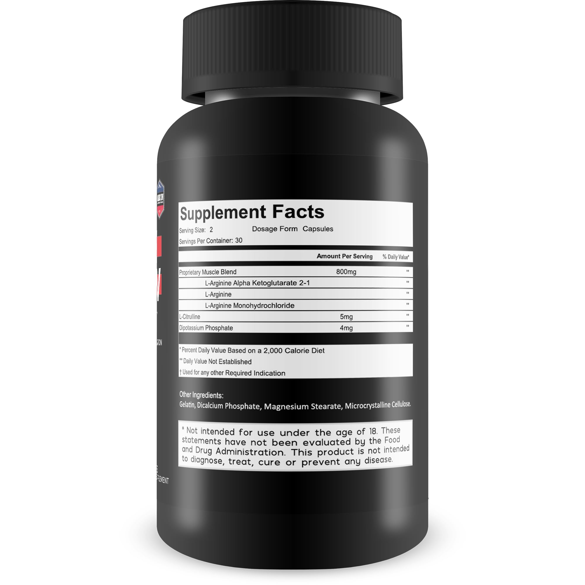 Happy Health Animale Pro Flow bottle label showing ingredients