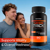 Happy Health Turmeric Trick supplement in a lifestyle setting