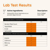 Happy Healthy Hippie Astaxanthin softgel with measuring spoon