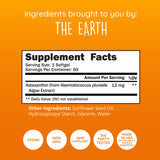 Happy Healthy Hippie Astaxanthin softgel with sunflower seed oil