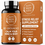 Happy Healthy Hippie Be Grounded Supplement 60 capsules front view