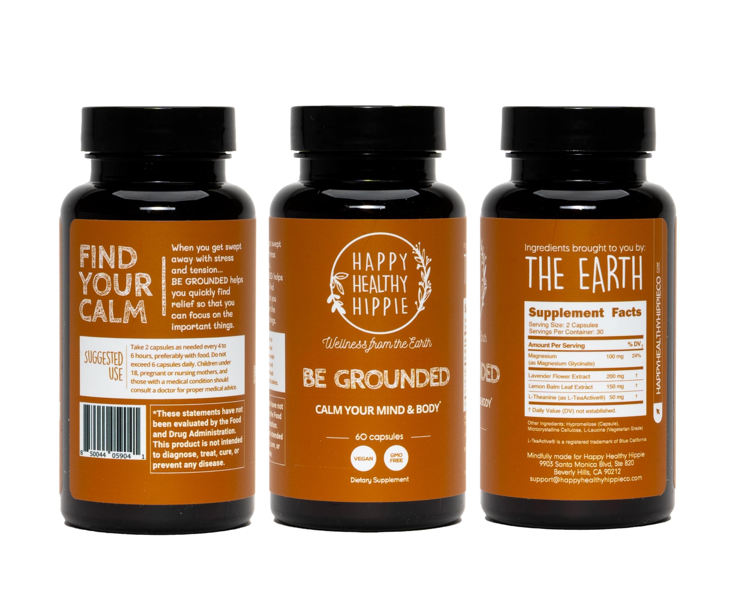 Happy Healthy Hippie Be Grounded Supplement lifestyle scene