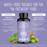 Happy Healthy Hippie DIM Supplement back view of packaging