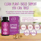 Happy Healthy Hippie Go With The Flow DIM Supplement capsules on a table