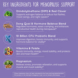 Happy Healthy Hippie Go With The Flow Menopause Supplement back view