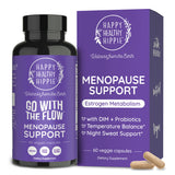 Happy Healthy Hippie Go With The Flow Menopause Supplement front view