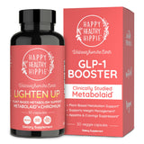 Happy Healthy Hippie Lighten Up blended vitamin supplement front view