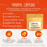 Happy Healthy Hippie Mushroom Coffee showing nootropic ingredients