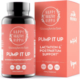 Happy Healthy Hippie Pump It Up Herbal Lactation Supplement front view