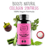 Happy Healthy Hippie Vegan Collagen support side view