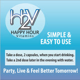 Happy Hour Vitamins Multivitamin bottle side view