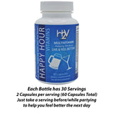 Happy Hour Vitamins Multivitamin bottle with label