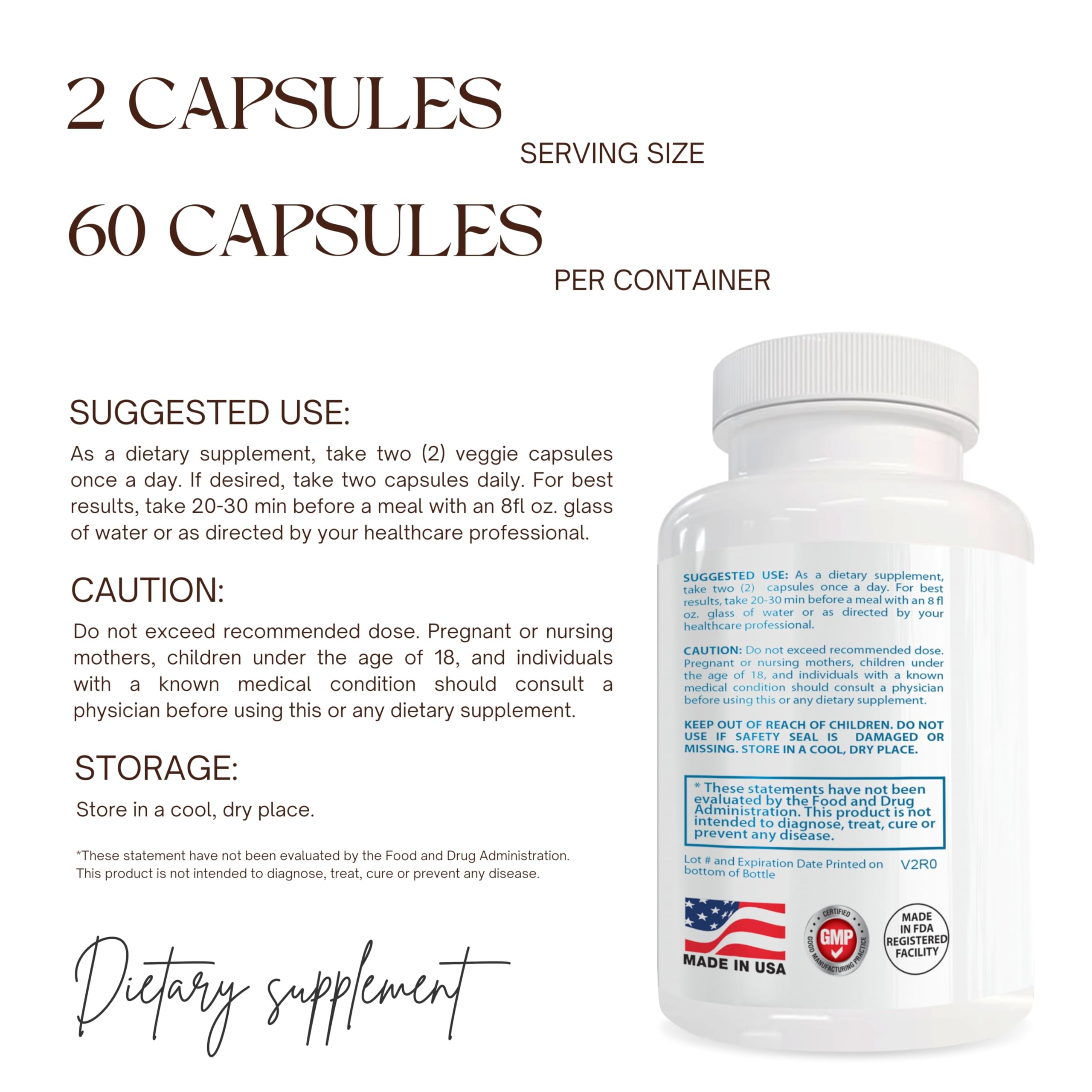 HAPPY MILLIONS Melatonin Plus 10mg capsules bottle with label