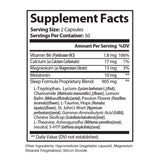 HAPPY MILLIONS Melatonin Plus 10mg capsules ingredients list