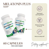 HAPPY MILLIONS Melatonin Plus 10mg capsules packaging details