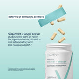 Happy V Multi-Enzymes capsule bottle side view