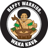 Happy Warrior Kava Kava Powder 227g back view with nutritional information