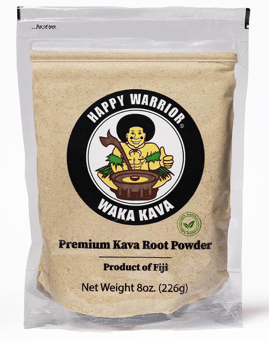 Happy Warrior Kava Kava Powder 227g front view