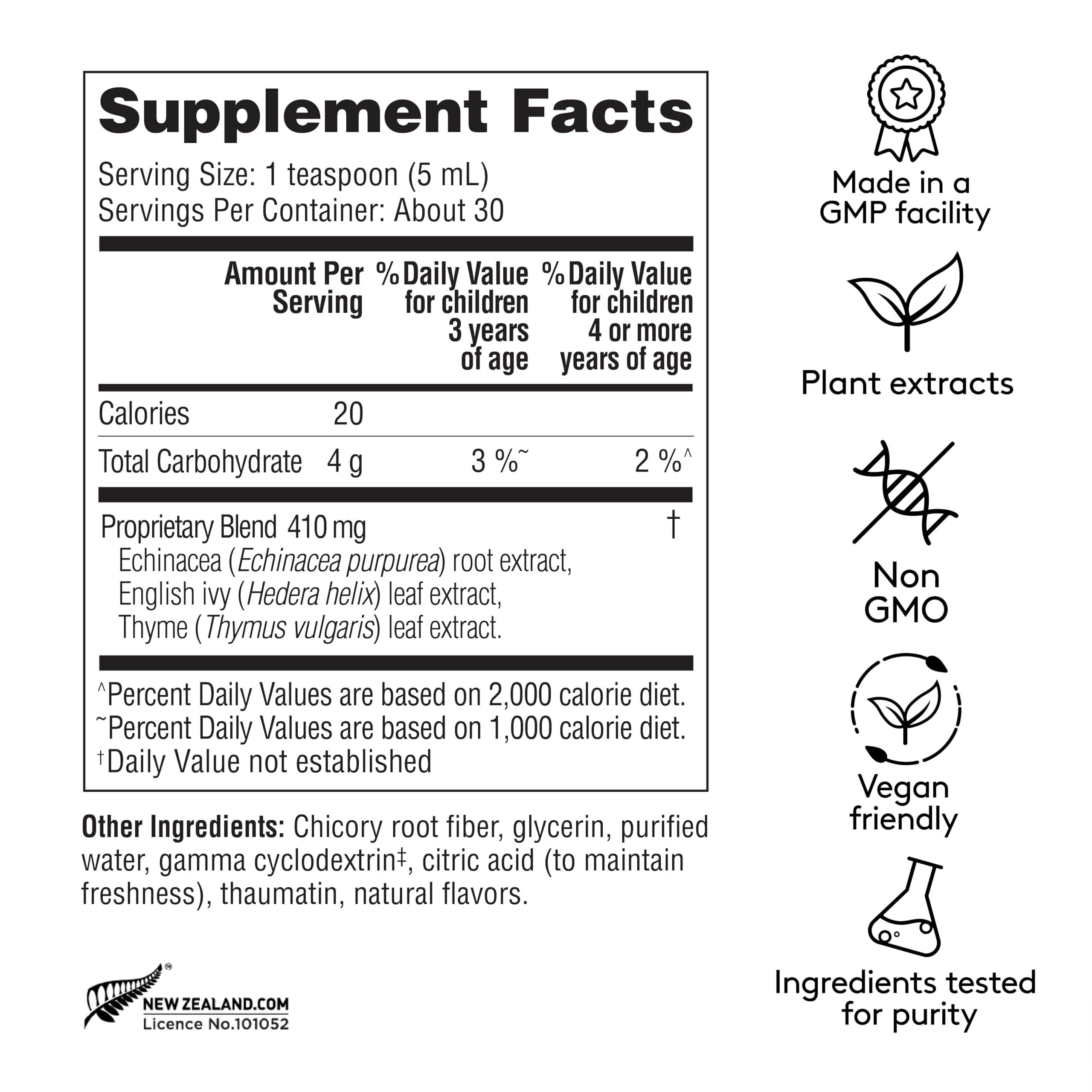 Harker Herbals Kids Herbal Syrup 230g packaging details