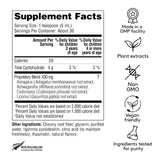 Harker Herbals Kids Herbal Syrup 231g back view showing ingredients