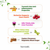 HARMONIFY Berberine Supplement bottle with a measuring spoon