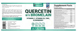 HARMONIFY Quercetin Bromelain Supplement on a wooden table