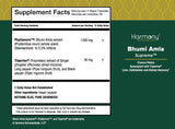 Harmony Nutraceuticals Chanca Piedra Capsules bottle side view