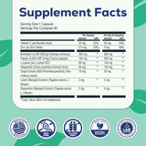 Haro Health Eye Health Supplement back view with ingredient list
