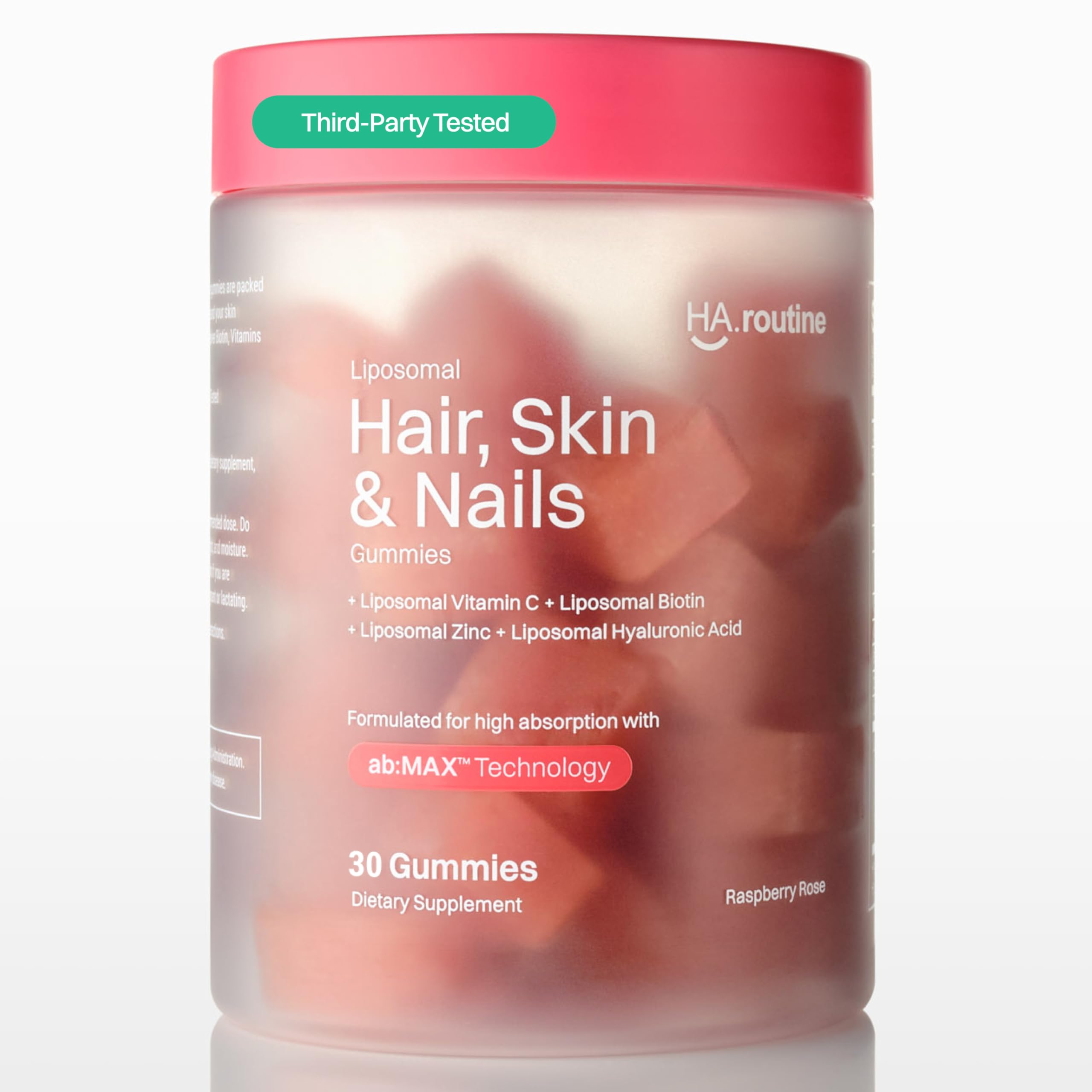 Haroutine Biotin Gummies front view with packaging